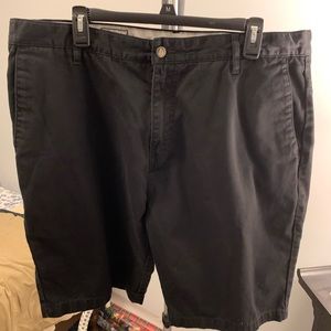 Volcom black khaki shorts